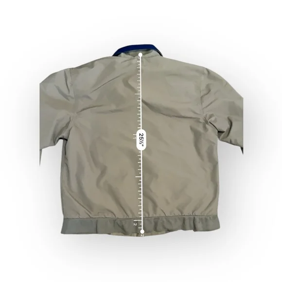 Vintage 90s L.L.Bean Three-Season Jacket Mens Gray Full Zip Fleece Lined Sz M - Picture 6 of 9